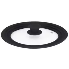 крышка стеклянная с силиконовым ободом моника-20/22/24 master house графит 75059