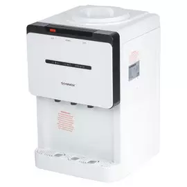 Кулер для воды Sonnen tse-02 настольный,нагрев/охлаждение электронное,3 крана,белый/черный 453976