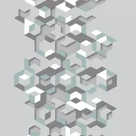 L57711 Обои Ugepa (Hexagone) (1*12) 10,05x0,53 винил на флизелине