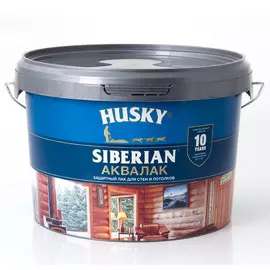 лак акриловый husky siberian аквалак полуматовый 2,5л