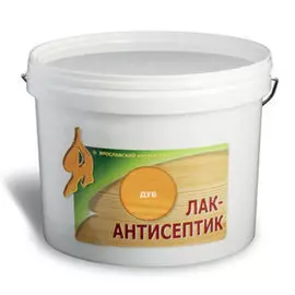 Лак-антисептик для древесины дуб (0,9л)