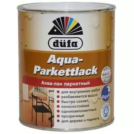 лак dufa aqua-parkettlack блестящий 0,75л мп000916