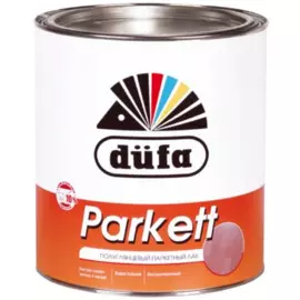 лак dufa parkett паркетный полуматовый 0,75л