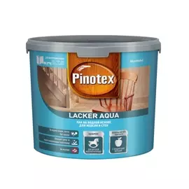 лак pinotex lacker aqua 10 матовый на вод. основе 2,7л