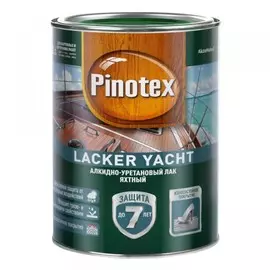 лак pinotex lacker yacht 40 полуматовый 1л