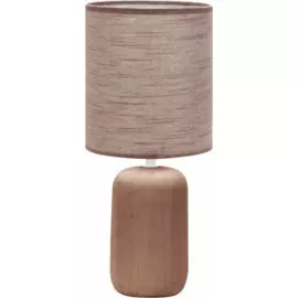 лампа настольная rivoli ramona 7039-501 е14 40вт ip20 коричневый б0053453