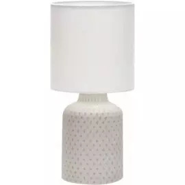 лампа настольная rivoli sabrina 7043-502 е14 40вт ip20 белый б0053462