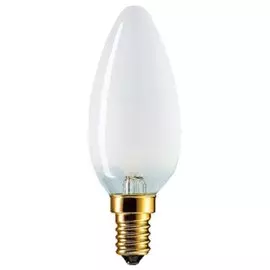лампа philips в35 е14 40вт 230в матовая