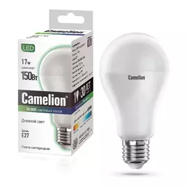 лампа светодиодная camelion e27 led17-a65/865 17вт