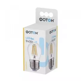 лампа светодиодная фотон led p45 e27 4w