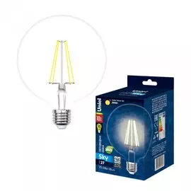 лампа светодиодная uniel е27 sкy led-g125-10w/ww/cl