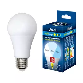 лампа светодиодная uniel led-a60-10w/nw