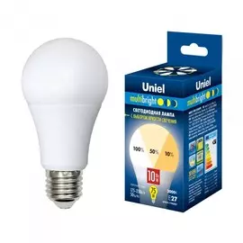 лампа светодиодная uniel led-a60-10w/ww
