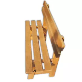 Лавка со спинкой 120*45*90см вишня