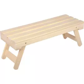 лавочка складная 120*44*43 см липа банные штучки
