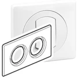 Legrand Celiane Бел Рамка 2 поста IP44