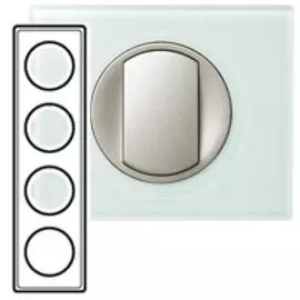 Legrand Celiane Смальта Белая Рамка 4-ая (2+2+2+2 мод)