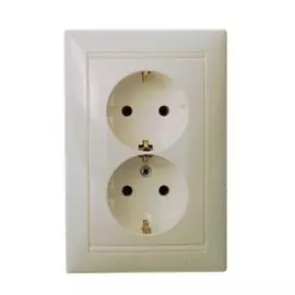 Legrand DIY Valena Крем Розетка 2-ая с/з