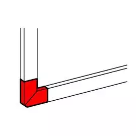 Legrand DLP Угол плоский для профиля 35x80,50х80