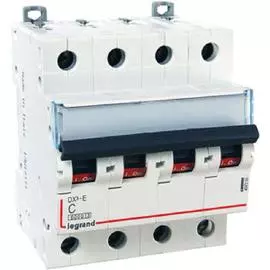 Legrand DX3-E Автоматический выключатель 4P 25А (С) 6000/6kA