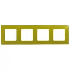 Legrand Etika Зел. Папоротник Рамка 4-ая