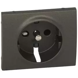 Legrand Galea Life Темная Бронза Накладка розетки с/з, с защитными шторками