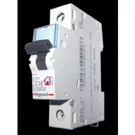 Legrand TX3 Автоматический выключатель 1P 16A (С) 6000