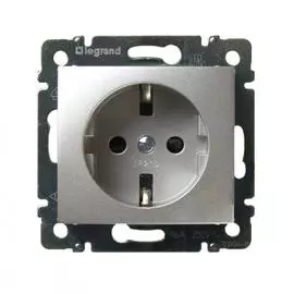 Legrand Valena Алюминий Розетка 1-ая с/з