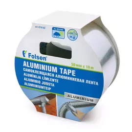 лента алюминиевая folsen 50мм*10м