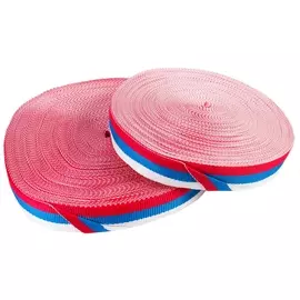 лента буксировочная 70мм, триколор 5м накл.