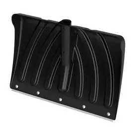 лопата снеговая 465*340мм, без черенка, пластик.ковш с оцинк.планкой, крепыш 1113-00