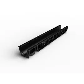 лоток водоотводный ecoteck цвет черный, 100 х 15 х 12,9 см