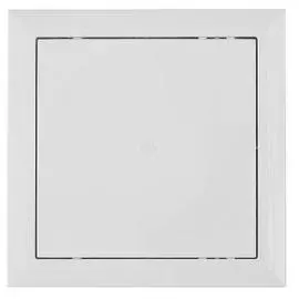 люк-дверца 200*200мм фланец, пластик, рамка 217*217мм, нажимной, д 200*200, vents