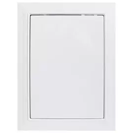 люк-дверца 200*300мм фланец, пластик, рамка 218*318мм, нажимной, л2030, era