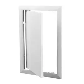 люк-дверца 300*400мм фланец, пластик, рамка 317*417мм, нажимной, д 300*400, vents