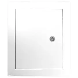 люк-дверца 400*500мм фланец, металл, рамка 460*560мм, с замком, лт4050м3, era