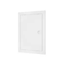 люк-дверца 400*500мм фланец, пластик, рамка 418*518мм, с ручкой, л4050р, era