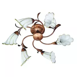 Люстра Катарина 6*60Вт E14 Sch 92839/6 Светло-коричневый