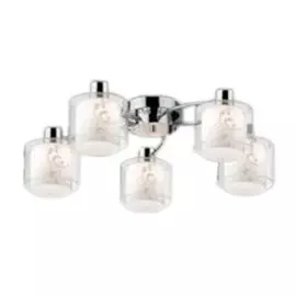 Люстра ODL G9 5*40W Isko 2210/5C хром/белый