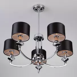 люстра подвесная eurosvet diana 60067/5 e14 5x40вт ip20 хром