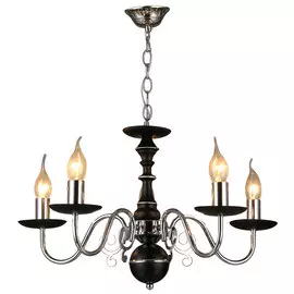 Люстра подвесная Liga Sveta 81474 BK+CR/5 Е27 5x60Вт IP 20