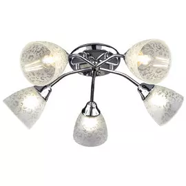 люстра подвесная россвет рс21214 cr/5c е27 5x60вт ip 20