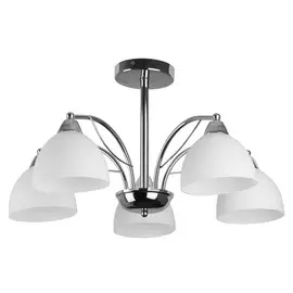 люстра подвесная toplight celia tl3610x-05ch е27 5x60вт ip 20