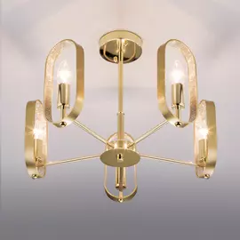 Люстра потолочная Eurosvet Maglia 60077/5 E14 5x60Вт IP20 золото