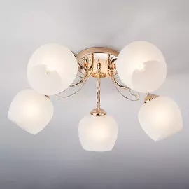 Люстра потолочная Eurosvet Wendy 30138/5 E27 5x60Вт IP20 золото