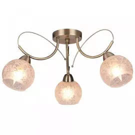 люстра потолочная patricia tl3740x-03ab toplight, античная бронза, e14, 3*40w