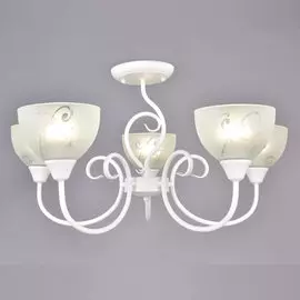 Люстра потолочная РОССвет Цитра РС20914 WT/5C Е27 5x60Вт IP20