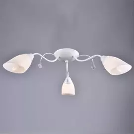 люстра потолочная россвет илекс рс21090 wt/3c е14 3x60вт