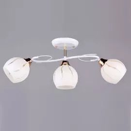 люстра потолочная россвет рс20054 wt+fg/3c е27 3x60вт