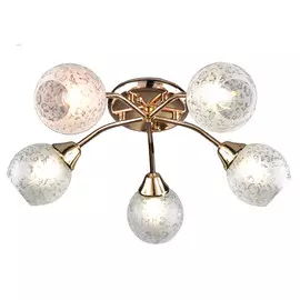 Люстра потолочная РОССвет РС21212 FG/5C Е27 5x60Вт IP 20